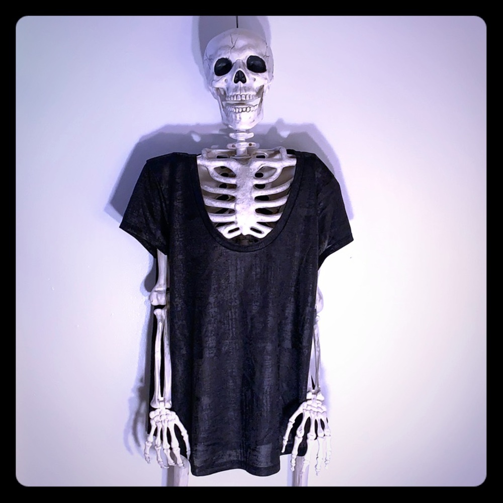 NWT Mossimo Black Blouse